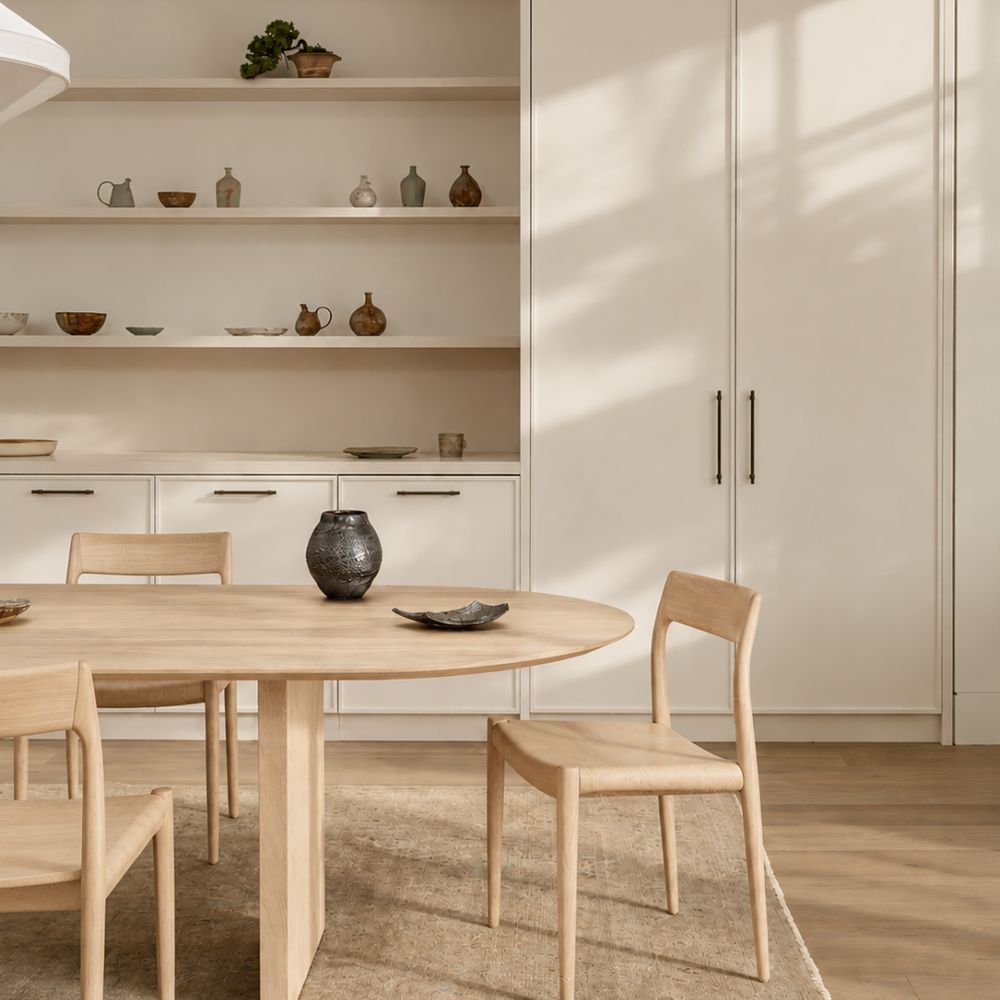 Contemporary coastal custom joinery with bronze hardware