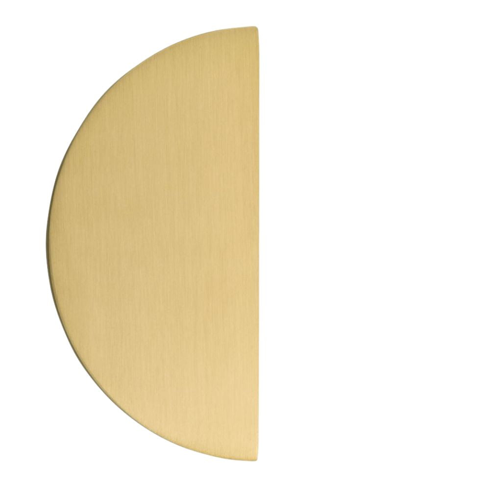Iver Osaka Half Moon Cupboard Pull in Brushed Gold PVD