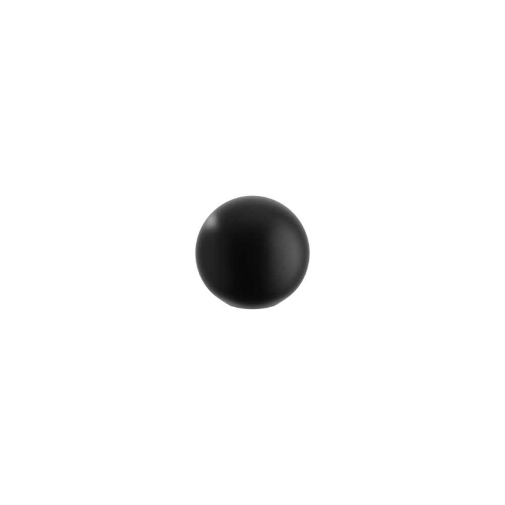 Puerto Cupboard Knob | Matt Black