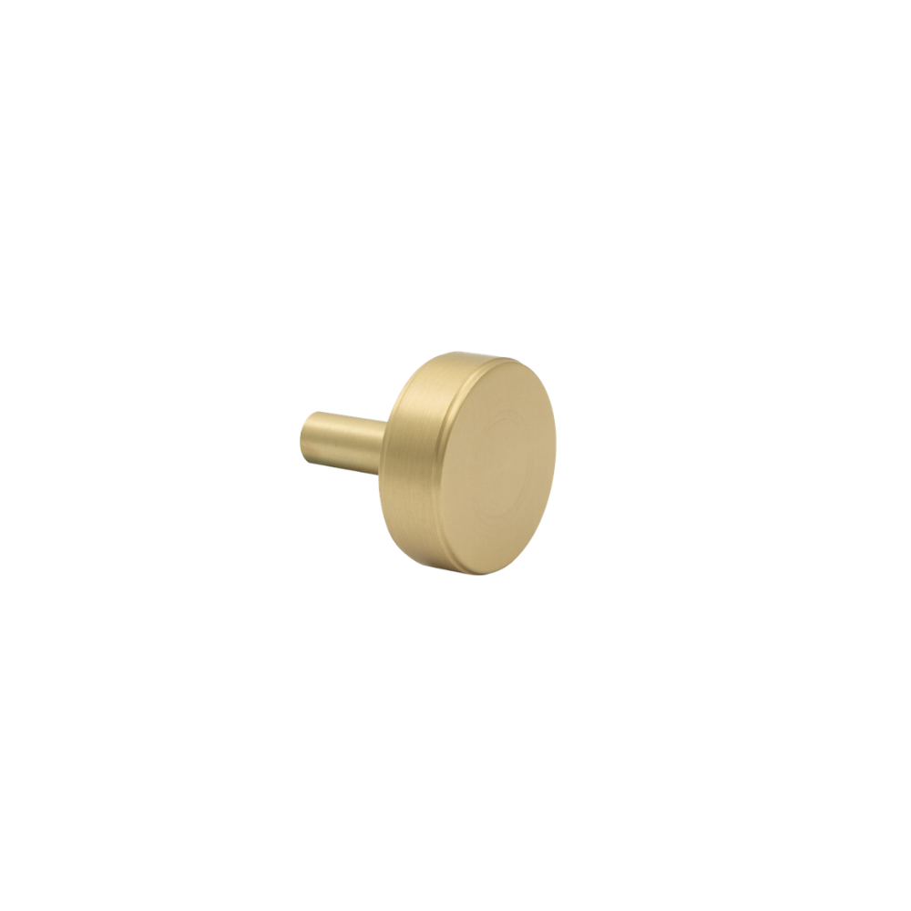 Planar Knob | Matt Satin Brass