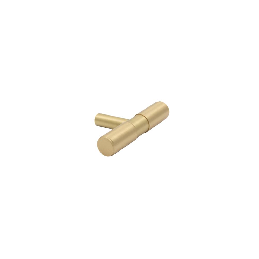 Planar T Pull | Matt Satin Brass