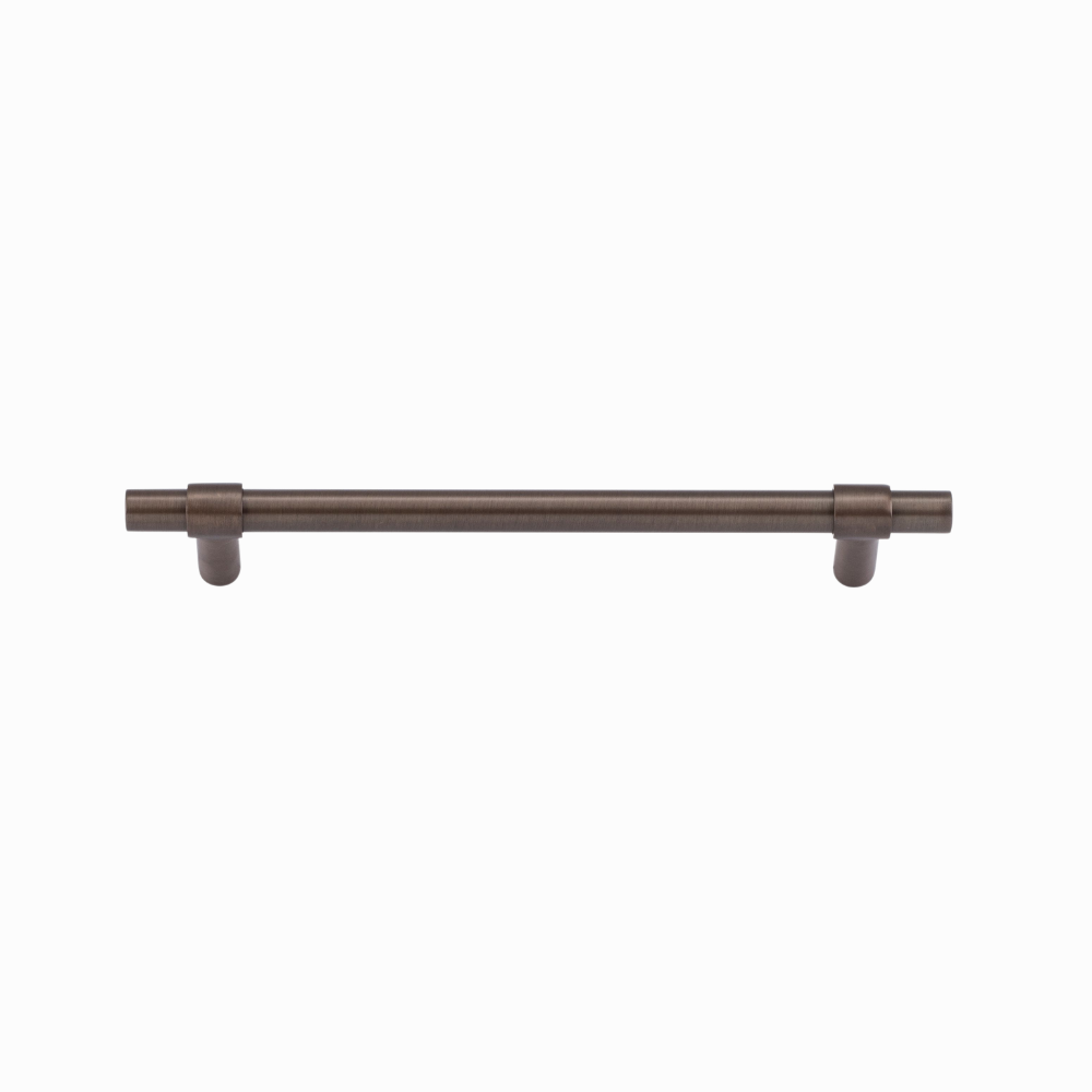 Helsinki cabinet pull in signature brass burnished bronze finish