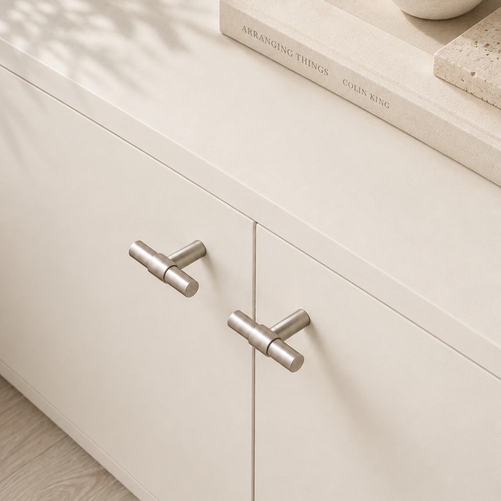 Helsinki T Pull | Satin Nickel