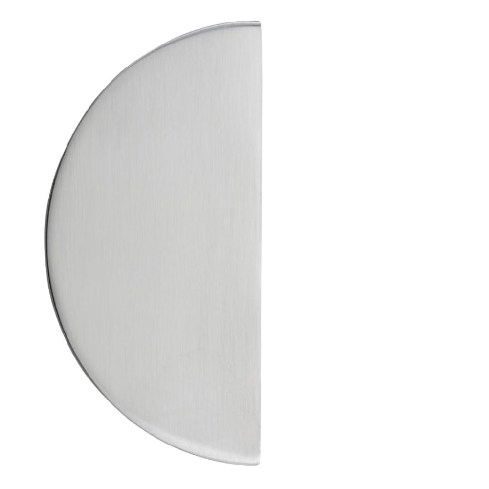 Iver Osaka Half Moon Cupboard Pull in Brushed Chrome