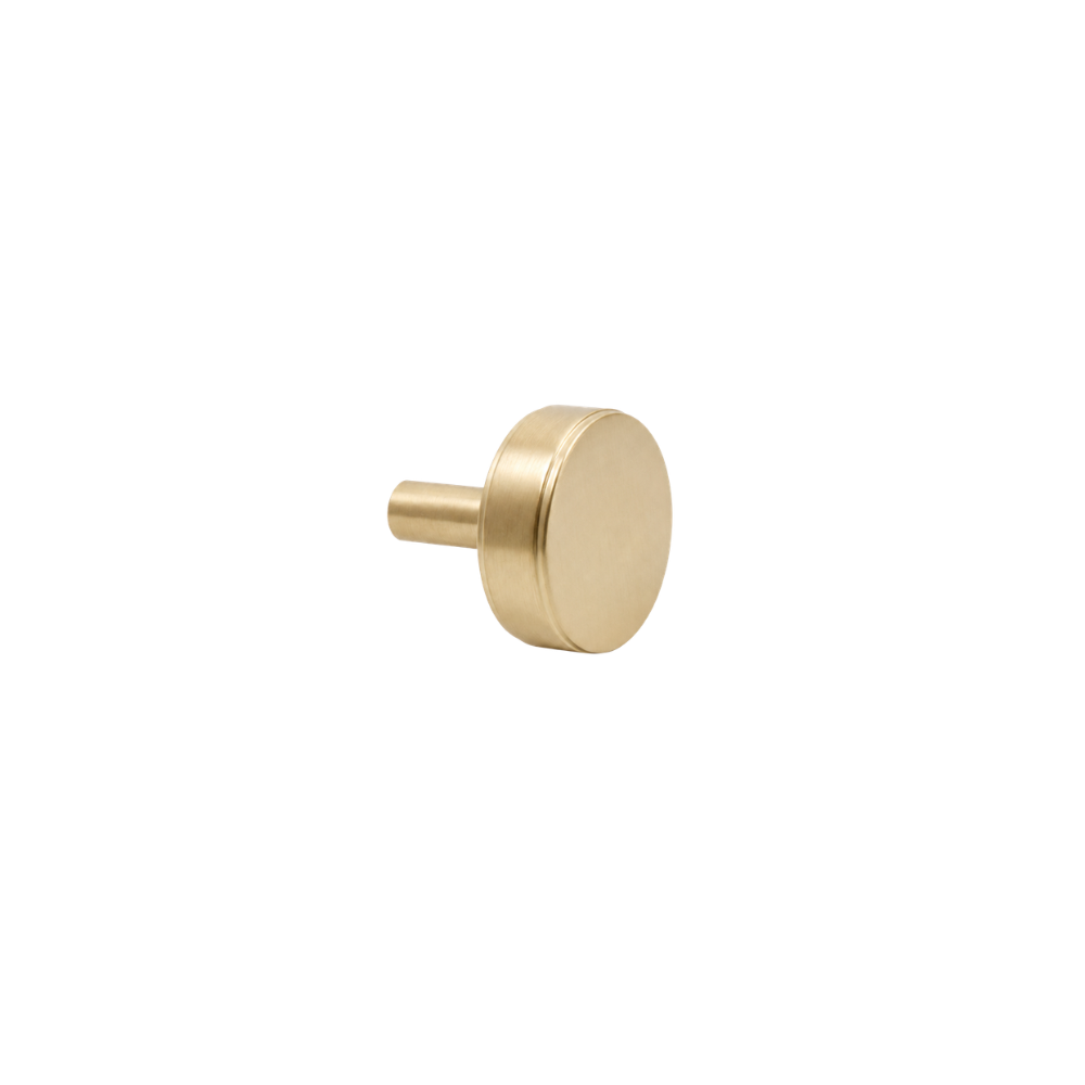 Planar Knob | Unlacquered Satin Brass